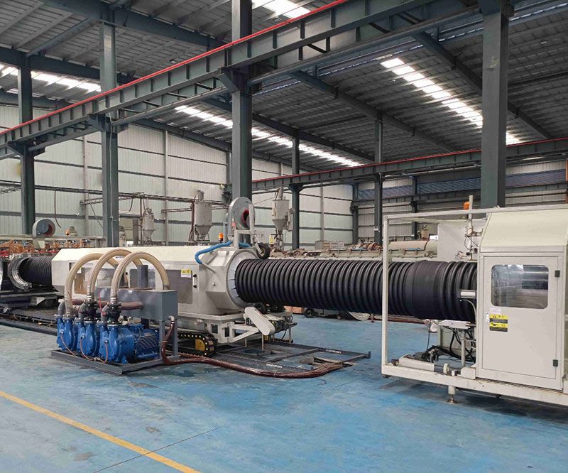 Línea de producción de tubos corrugados de tipo económico ZC-600H en Maide, Guangxi