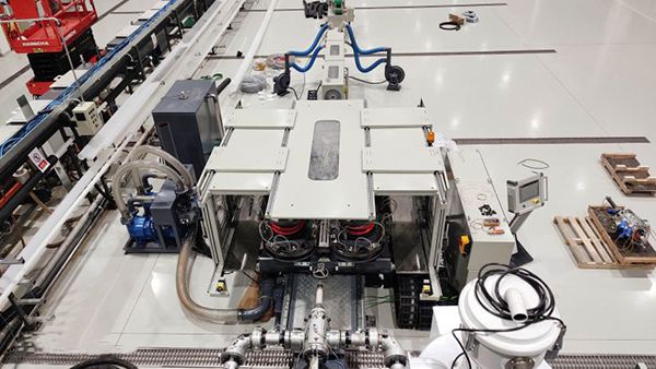 ZC-180H instalado en el taller de un cliente en Alemania