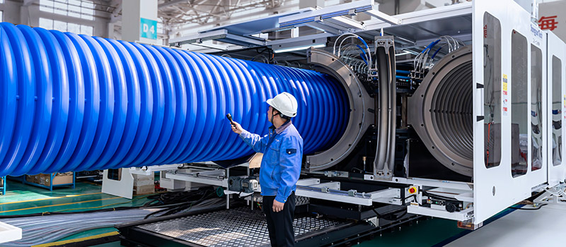 Máquina para Corrugar Tubos, ZC-1200H (Diá. Int. 100 – Diá. Ext. 1200mm)